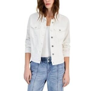 Tinseltown Denim Jacket - White Jean Jacket MSRP $49  -‎ Size XS/ #7209